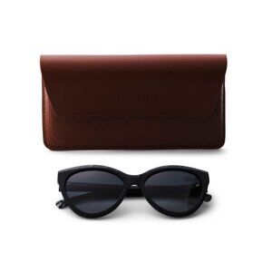 MISSONI Grey/black 57mm Round Sunglasses